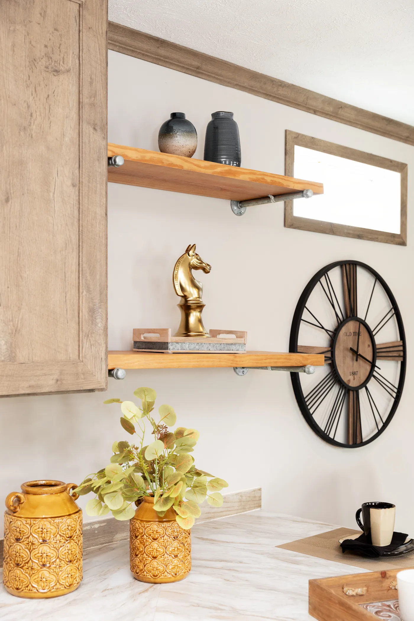 The THE MARION Kitchen. This Manufactured Mobile Home features 3 bedrooms and 2 baths.