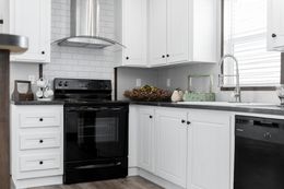 The THE POWERHOUSE Kitchen. This Manufactured Mobile Home features 3 bedrooms and 2 baths.