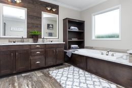 The THE YUKON Master Bathroom. This Manufactured Mobile Home features 4 bedrooms and 3 baths.