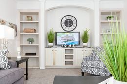 The 2095 HERITAGE Living Room. This Manufactured Mobile Home features 3 bedrooms and 2 baths.