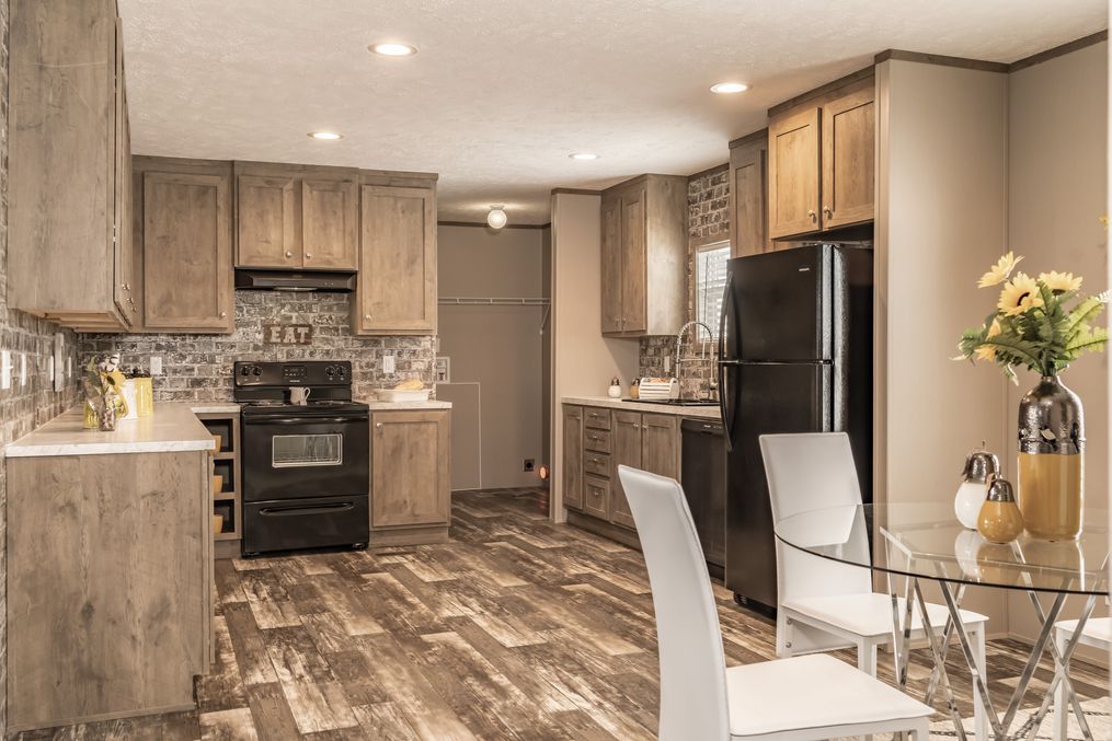 The ULTRA PRO 52 Kitchen. This Manufactured Mobile Home features 3 bedrooms and 2 baths.
