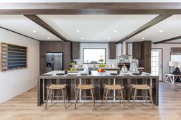 The THE HAMPTON BAY Kitchen. This Manufactured Mobile Home features 3 bedrooms and 2 baths.