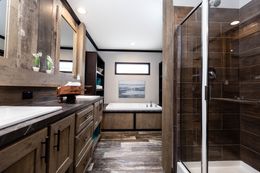 The BOUJEE XL Primary Bathroom. This Manufactured Mobile Home features 4 bedrooms and 3 baths.