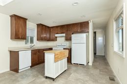 The FAIRPOINT 14522B Kitchen. This Manufactured Mobile Home features 2 bedrooms and 1 bath.
