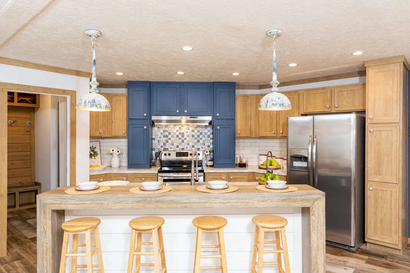 The THE KIMMEL Kitchen. This Manufactured Mobile Home features 3 bedrooms and 2 baths.