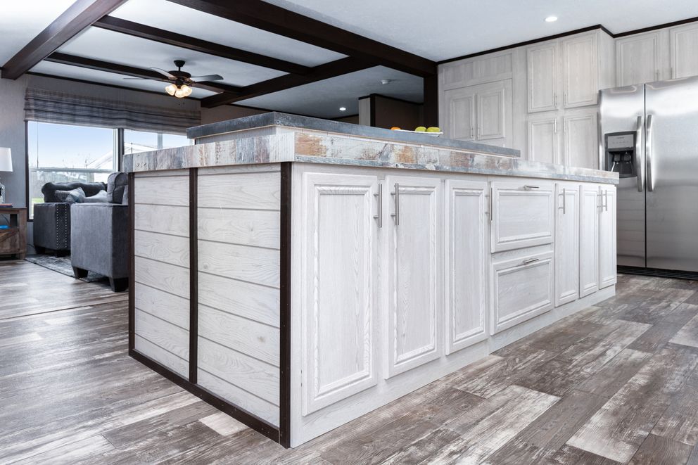 The SIG28663A Kitchen. This Manufactured Mobile Home features 3 bedrooms and 2 baths.