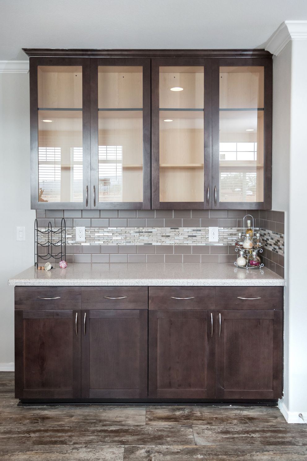 The ENCHANTMENT 3070A Dining Area. This Manufactured Mobile Home features 3 bedrooms and 2 baths.