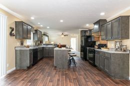 The WINCHESTER FLEX Kitchen. This Manufactured Mobile Home features 4 bedrooms and 2 baths.