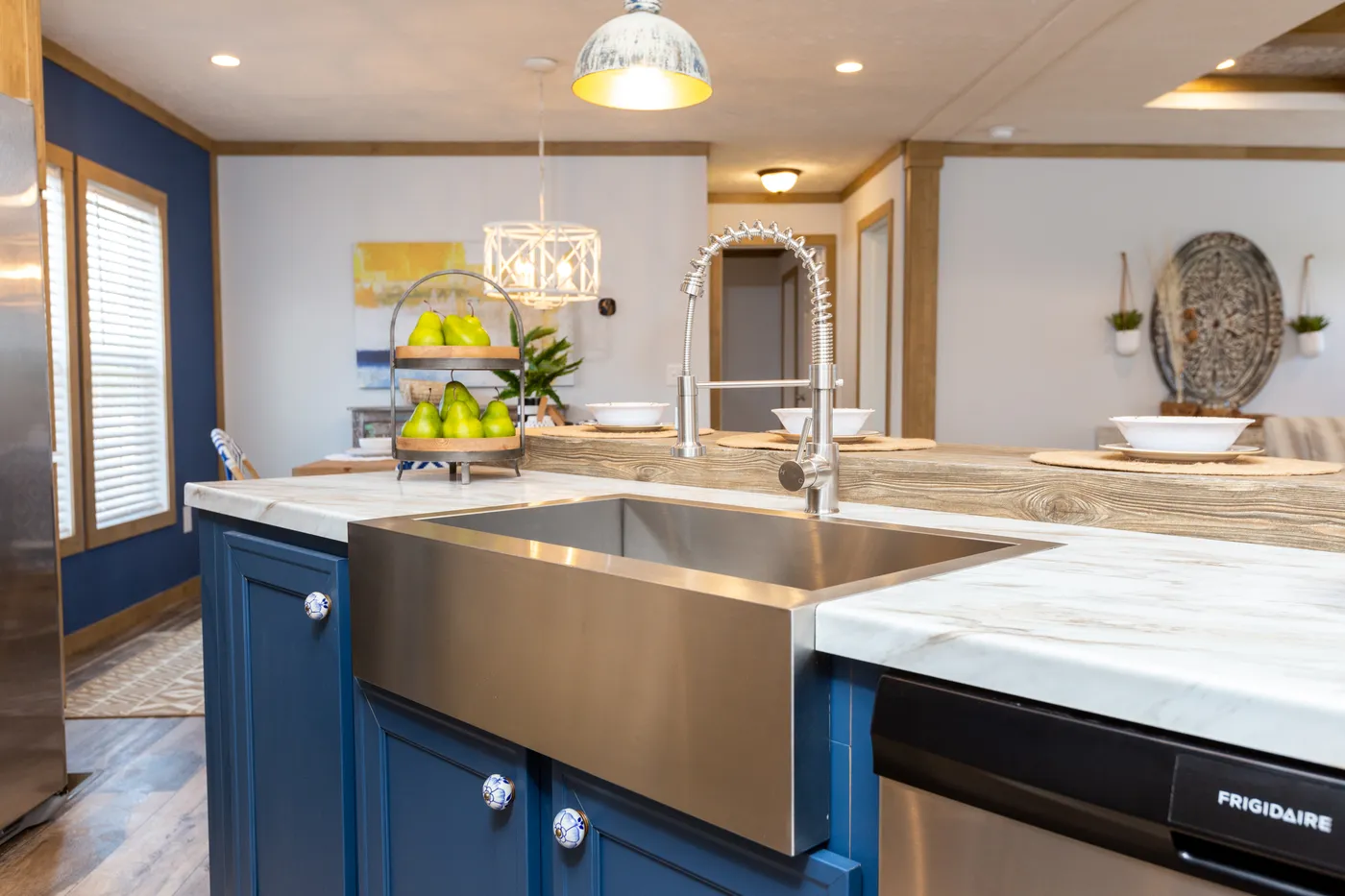 The THE KIMMEL Kitchen. This Manufactured Mobile Home features 3 bedrooms and 2 baths.