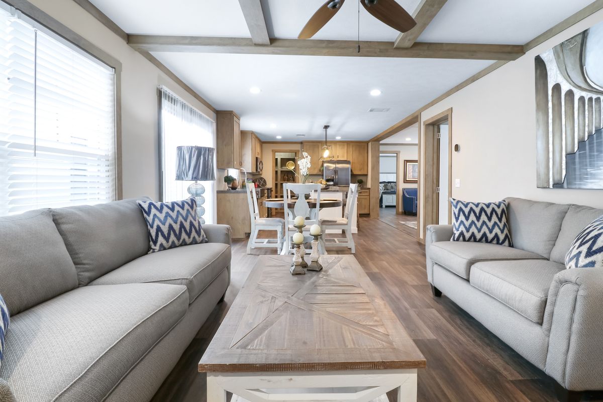 The AMELIA Den. This Manufactured Mobile Home features 4 bedrooms and 2 baths.