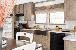 The THE MARION Kitchen. This Manufactured Mobile Home features 3 bedrooms and 2 baths.