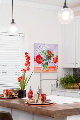 The 1439 CAROLINA "MAGNOLIA" Kitchen. This Manufactured Mobile Home features 3 bedrooms and 2 baths.