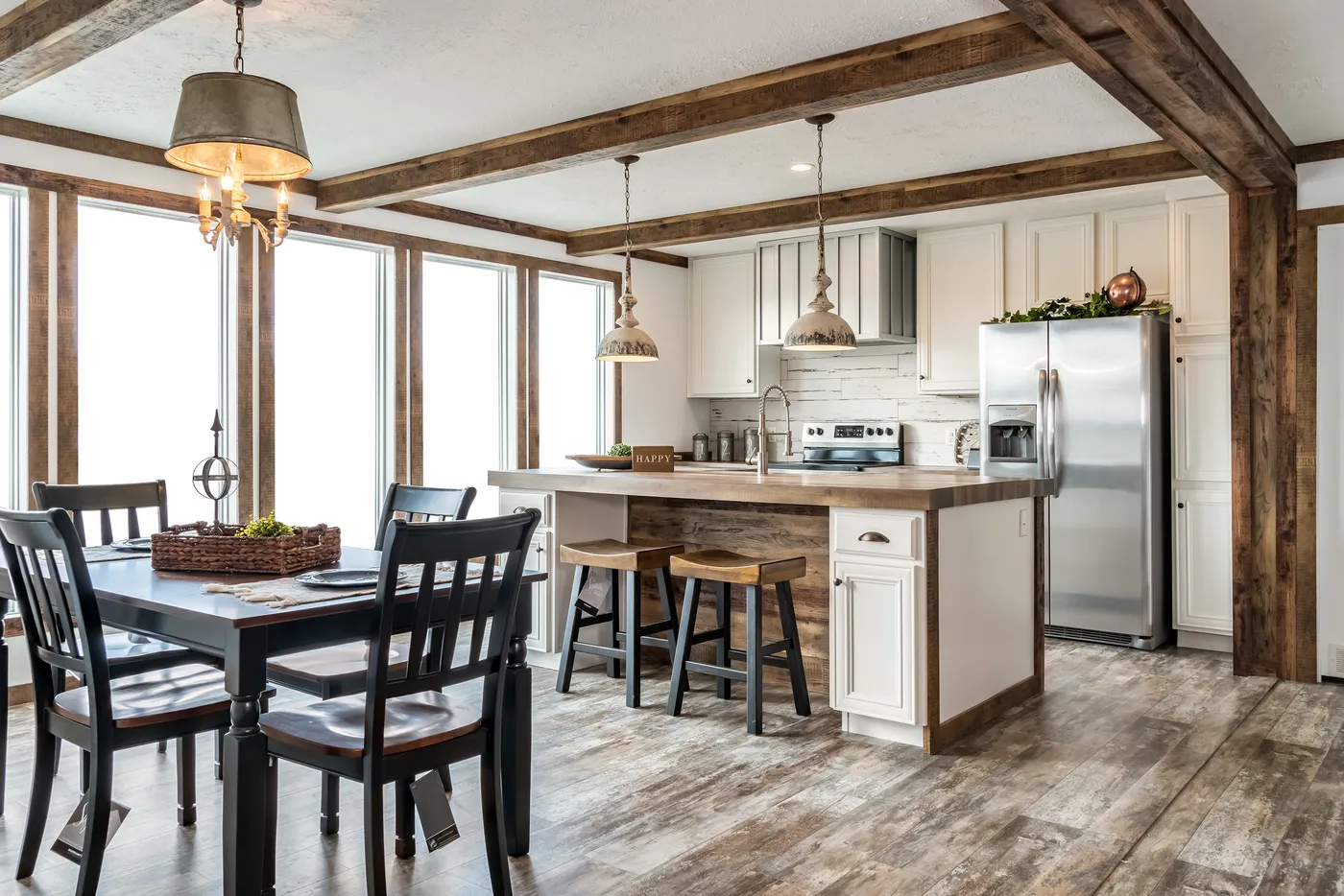The THE AVALYN Kitchen. This Manufactured Mobile Home features 3 bedrooms and 2 baths.