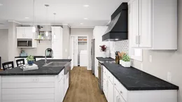 The THE VALHALLA Kitchen. This Manufactured Mobile Home features 3 bedrooms and 2 baths.