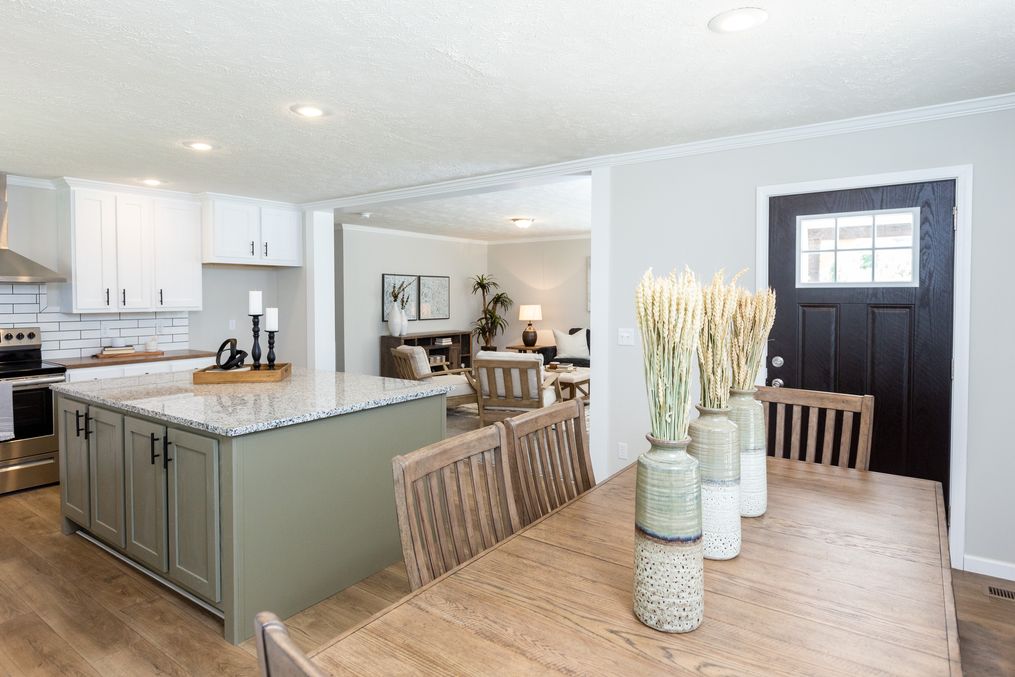 The KEENELAND Kitchen. This Manufactured Mobile Home features 3 bedrooms and 2 baths.