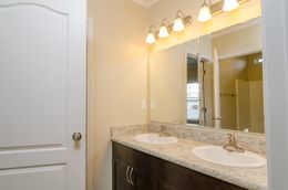 The K3076A Master Bathroom. This Manufactured Mobile Home features 4 bedrooms and 2 baths.