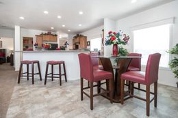 The K2760A Dining Area. This Manufactured Mobile Home features 3 bedrooms and 2 baths.