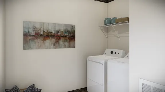The THE ANDERSON II Utility Room. This Manufactured Mobile Home features 3 bedrooms and 2 baths.