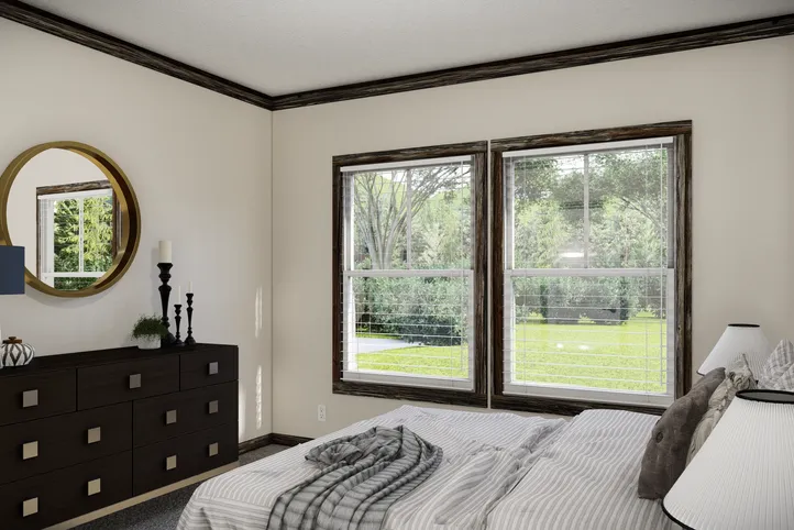 The THE ANDERSON II Bedroom. This Manufactured Mobile Home features 3 bedrooms and 2 baths.