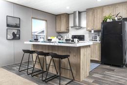The GULF BREEZE Kitchen. This Manufactured Mobile Home features 3 bedrooms and 2 baths.