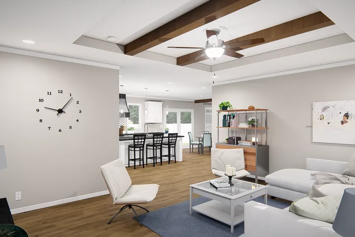 The THE VALHALLA Foyer. This Manufactured Mobile Home features 3 bedrooms and 2 baths.