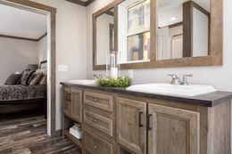 The ISABELLA Primary Bathroom. This Manufactured Mobile Home features 3 bedrooms and 2 baths.