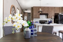 The MAYNARDVILLE CLASSIC 76 Dining Area. This Manufactured Mobile Home features 3 bedrooms and 2 baths.