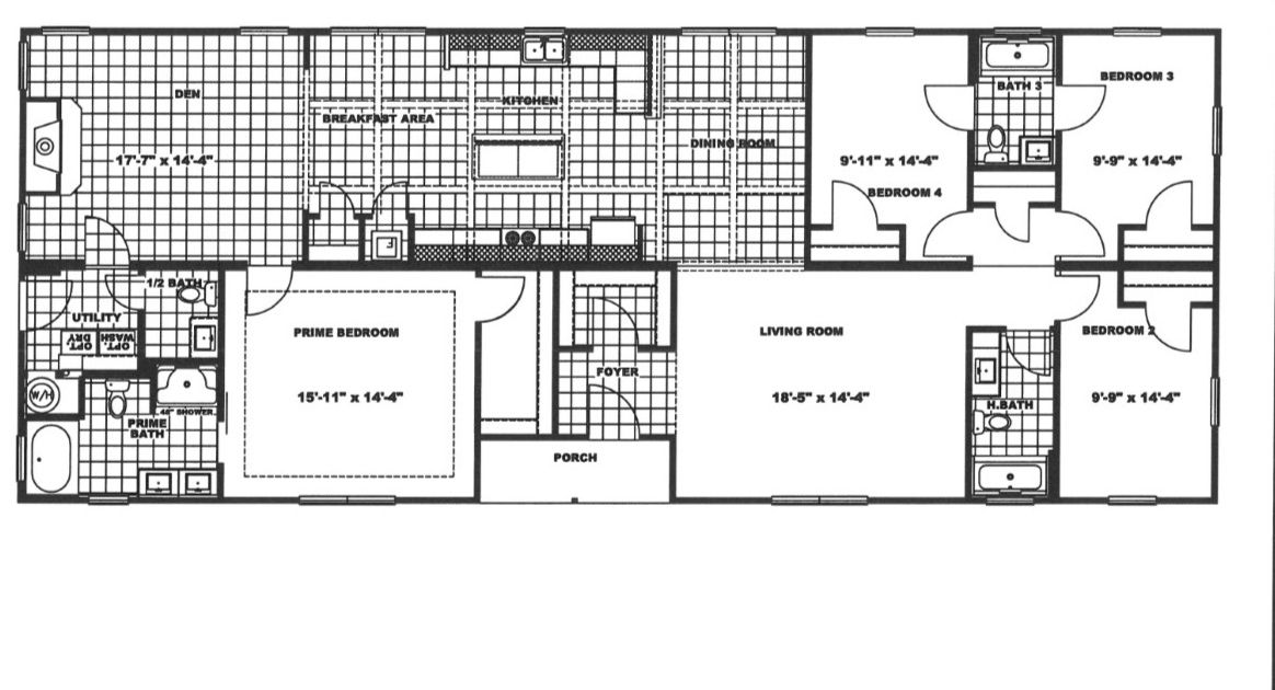 1999 Clayton Mobile Home Floor Plans House Design Ideas