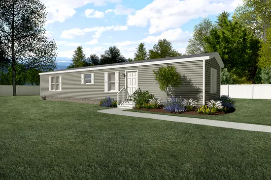 The 905  ADVANTAGE PLUS 6016 Exterior. This Manufactured Mobile Home features 2 bedrooms and 2 baths.