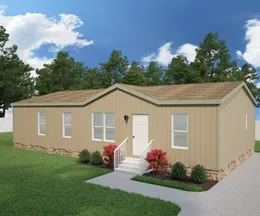 The DRM483F 48' DREAM Exterior. This Manufactured Mobile Home features 3 bedrooms and 2 baths.