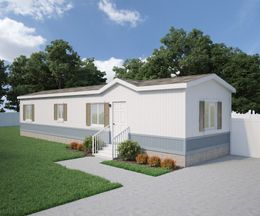 The FAIRPOINT 14522A Exterior. This Manufactured Mobile Home features 2 bedrooms and 1 bath.