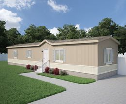 The FAIRPOINT 14603B Optional Cottage Exterior. This Manufactured Mobile Home features 3 bedrooms and 2 baths.