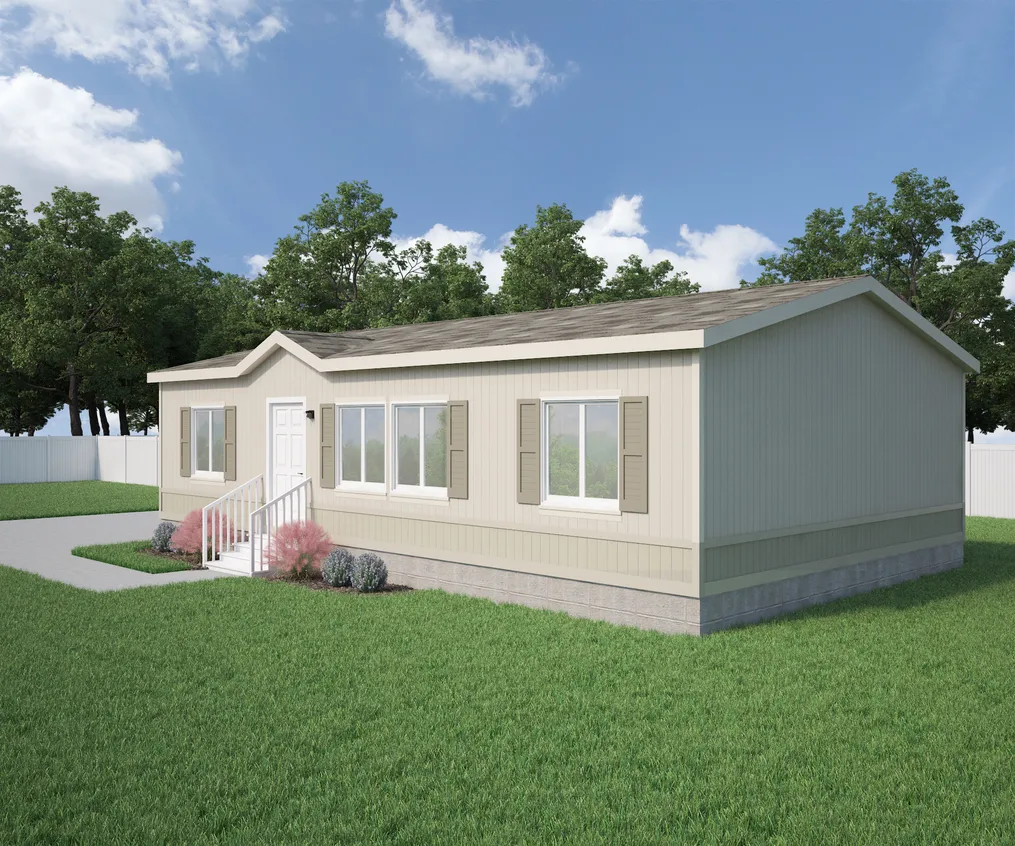 The FAIRPOINT 24403A Optional Cottage Exterior. This Manufactured Mobile Home features 3 bedrooms and 2 baths.