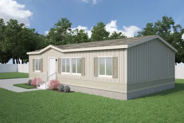 The FAIRPOINT 24403A Optional Heritage Exterior. This Manufactured Mobile Home features 3 bedrooms and 2 baths.