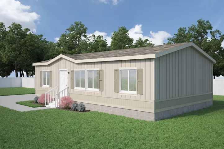 The FAIRPOINT 24403A Optional Heritage Exterior. This Manufactured Mobile Home features 3 bedrooms and 2 baths.