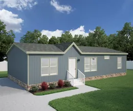 The ING481F FRASER       (FULL) GW Exterior. This Manufactured Mobile Home features 3 bedrooms and 2 baths.