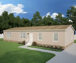 The PREFERRED PLUS CP601F Exterior. This Manufactured Mobile Home features 3 bedrooms and 2 baths.