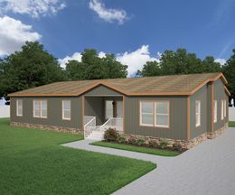 The QL604K Exterior. This Manufactured Mobile Home features 4 bedrooms and 2 baths.