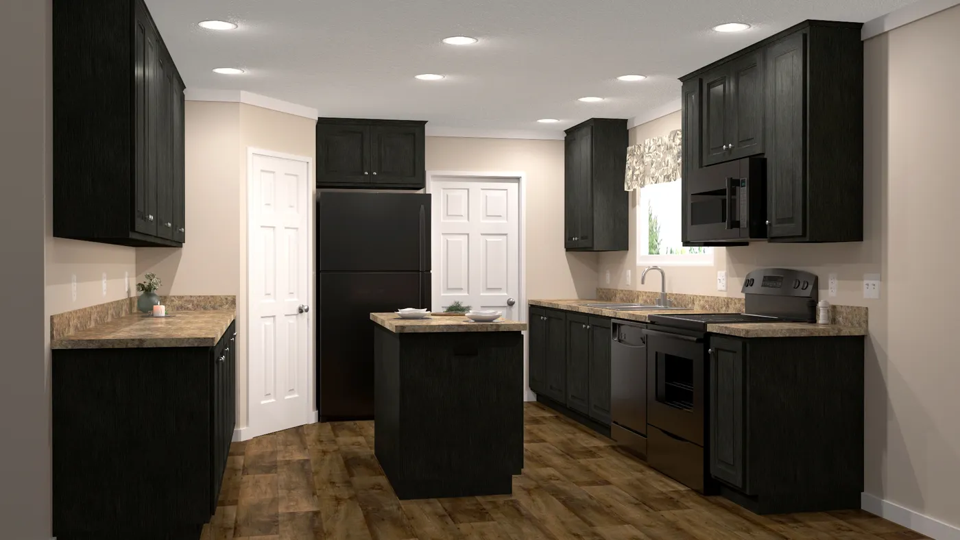 The RANGER 68A Exterior. This Manufactured Mobile Home features 4 bedrooms and 2 baths.