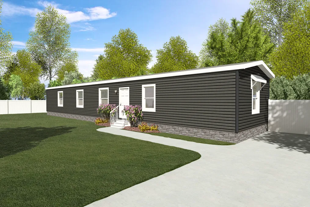 The THE PURDY Exterior. This Manufactured Mobile Home features 3 bedrooms and 2 baths.