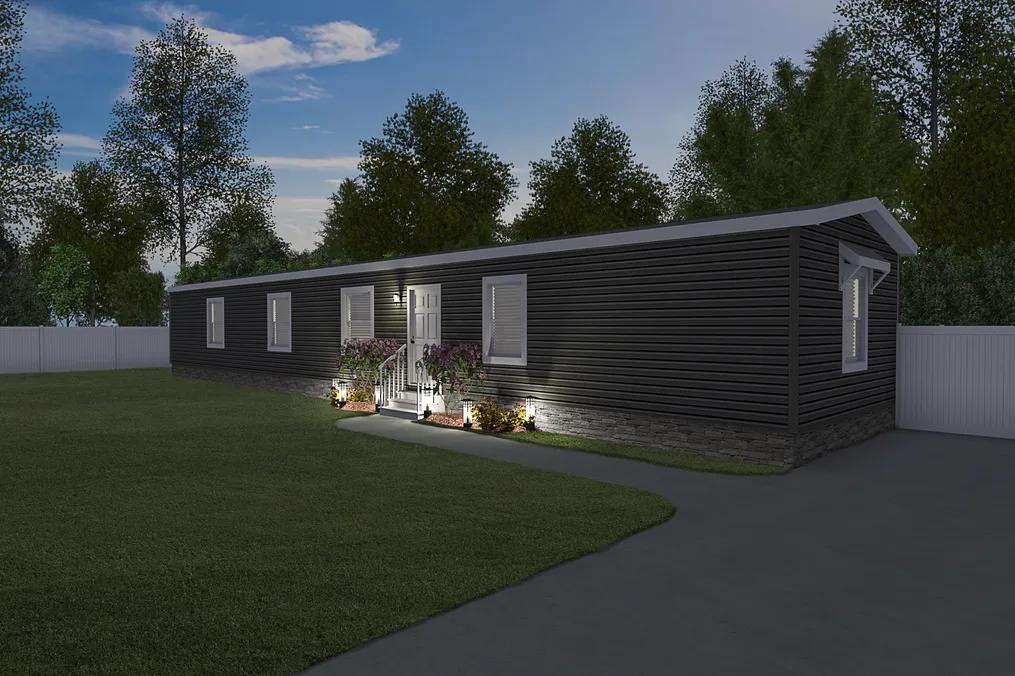 The THE PURDY Exterior. This Manufactured Mobile Home features 3 bedrooms and 2 baths.