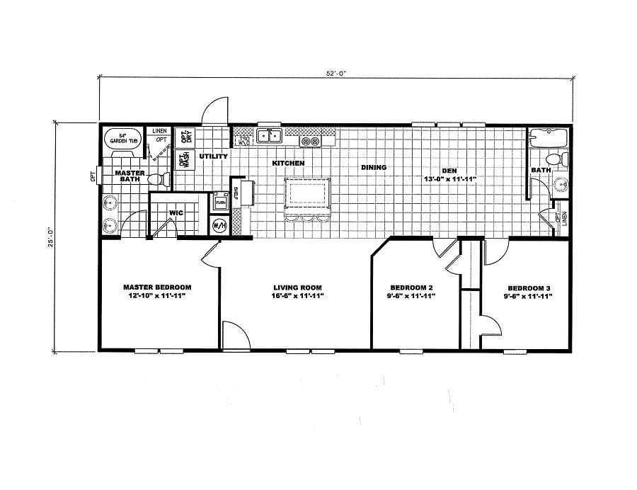 The "Cottage"floorplan image
