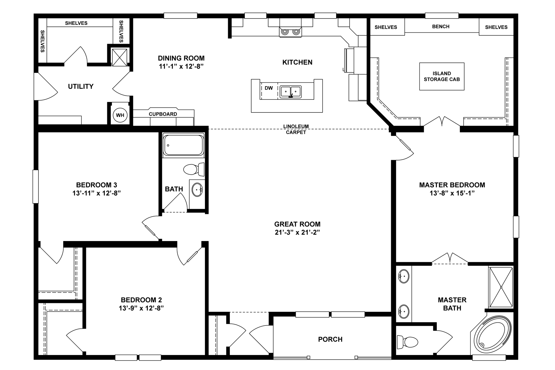 9588-S Majestic Flooplan