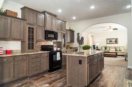 The 2062 CLASSIC Kitchen. This Manufactured Mobile Home features 3 bedrooms and 2 baths.