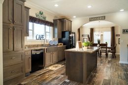 The 2062 CLASSIC Kitchen. This Manufactured Mobile Home features 3 bedrooms and 2 baths.