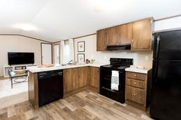 The BLISS Kitchen. This Manufactured Mobile Home features 2 bedrooms and 1 bath.