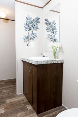 The GLORY Master Bathroom. This Manufactured Mobile Home features 3 bedrooms and 2 baths.