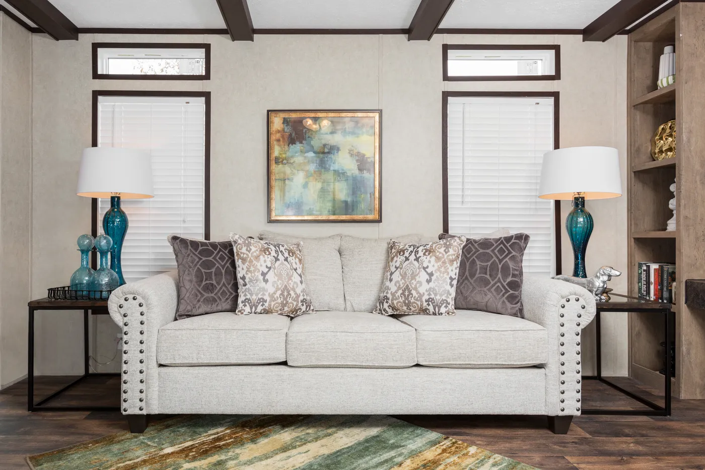 The THE ANNIVERSARY ANN16864A Living Room. This Manufactured Mobile Home features 4 bedrooms and 2 baths.