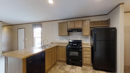 The THE GEM Kitchen. This Manufactured Mobile Home features 3 bedrooms and 2 baths.