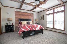 The THE OHIO Master Bedroom. This Manufactured Mobile Home features 4 bedrooms and 2 baths.